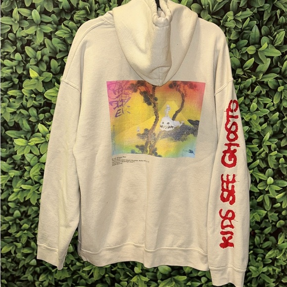 Gildan Kayne West X Takashi Murakami X KidCudi KIDS SEE GHOSTS Hoodie Merch2018 - Picture 6 of 16